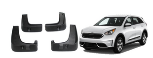Модельні бризковики PP Kia Niro 2016-2021 на бензинову та EV версію авто - комплект 4 шт з кріпленням BK-1351 фото