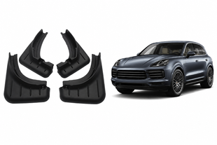 Бризковики модельні PP Porsche Cayenne 2017-2023 - комплект 4 шт з кріпленням BK-1203 фото