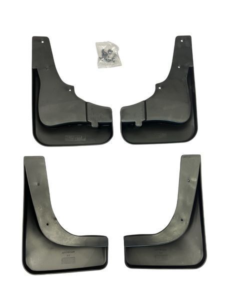 Модельні бризковики PP Mitsubishi Outlander Xl 2010-2012, для авто з широким порогом - комплект 4 шт з кріпленням BR-202 фото